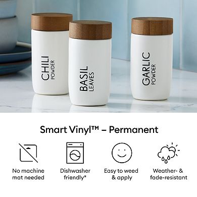 Cricut® Smart Vinyl™ Matless Permanent Black Vinyl 3-ft. Roll