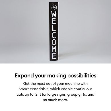 Cricut® Smart Vinyl™ Matless Permanent Black Vinyl 3-ft. Roll