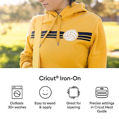 Cricut® Iron-On 12 in. x 24 in. Heat Transfer White Vinyl Product