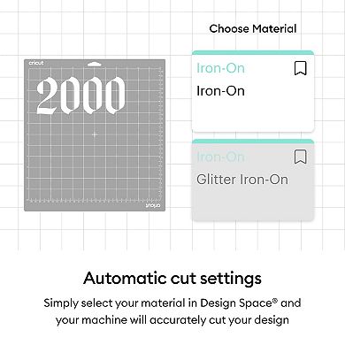 Cricut® Iron-On 12 in. x 24 in. Heat Transfer White Vinyl Product