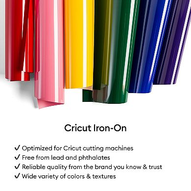 Cricut® Iron-On 12 in. x 24 in. Heat Transfer White Vinyl Product