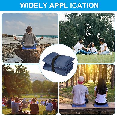 15.7"x11.6"x0.4" Foldable Hiking Seat Pad, 2 Pcs Ultralight Waterproof Cushion Sitting Pads Foam Mat