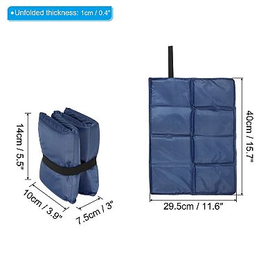 15.7"x11.6"x0.4" Foldable Hiking Seat Pad, 2 Pcs Ultralight Waterproof Cushion Sitting Pads Foam Mat