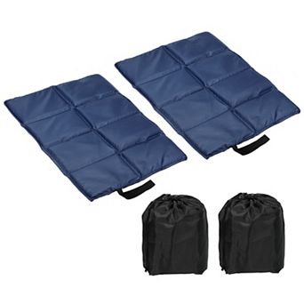 15.7"x11.6"x0.4" Foldable Hiking Seat Pad, 2 pc Ultralight Waterproof Cushion Sitting Pads Foam Mat