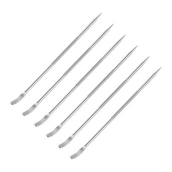 Stainless Steel Coffee Latte Art Pen, 6 pc 5.31" Coffee Fancy Tool for Latte Espresso Decorating