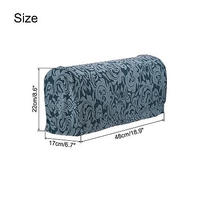2pcs Stretch Armrest Covers for Chairs and Sofas, Non Slip Couch Arm Covers with Twist Pin