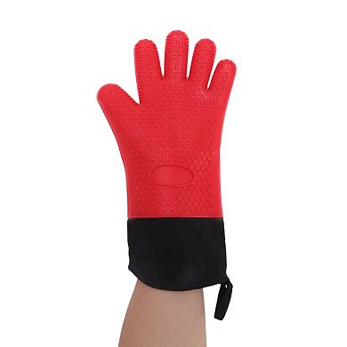 Non-slip Heat-Resistant Oven Mitts for Kitchen Use