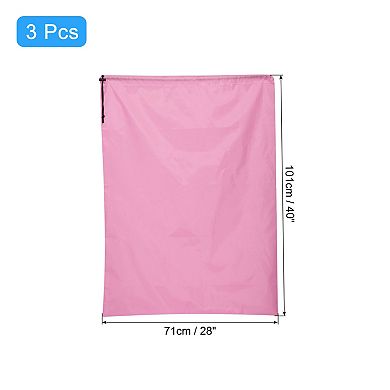 3pcs Laundry Bag With Drawstring Closure 28" x 40" Extra Large Heavy Duty Clothes Bag