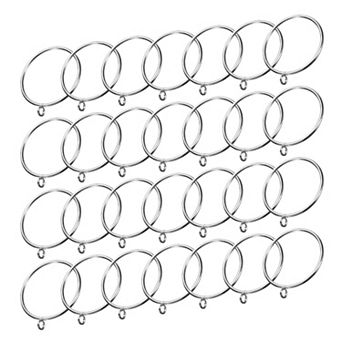 28 pc Curtain Rod Rings Hanging Ring 2.5-Inch