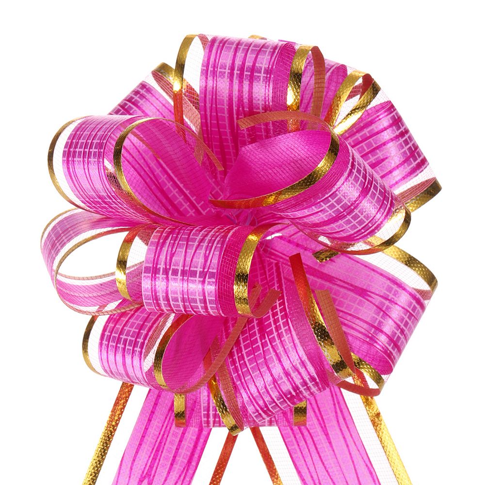 5pcs 6 Inch Large Pull Bow Gift Wrapping Bows Ribbon Bows for Wedding ...