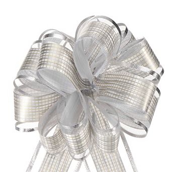 5 pc 6 Inch Large Pull Bow Gift Wrapping Bows Ribbon Bows for Wedding Baskets