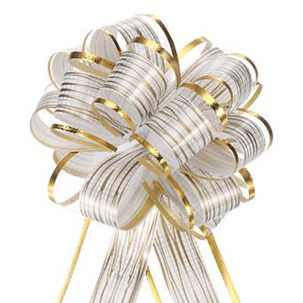 5 pc 6 Inch Large Pull Bow Gift Wrapping Bows Ribbon Bows for Wedding Baskets