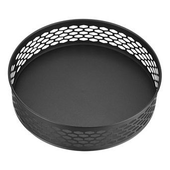 Lazy Susan Organizer, Carbon Steel Turntable Rotating Spice Rack Organizer with Adjustable Height