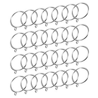 28 pc Curtain Rod Rings Hanging Ring 2-Inch