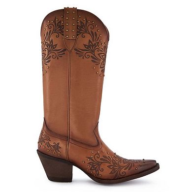 Women Premium Leather Western Boots By Forastero