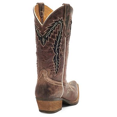 Women's Cowgirl Leather Boots By Forastero