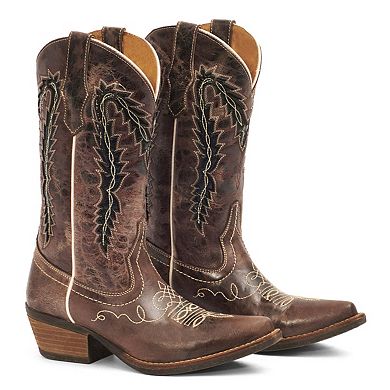 Women's Cowgirl Leather Boots By Forastero