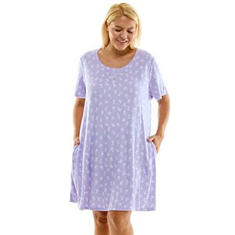 Plus Size Croft & Barrow® Pointelle Pajama Sleepshirt