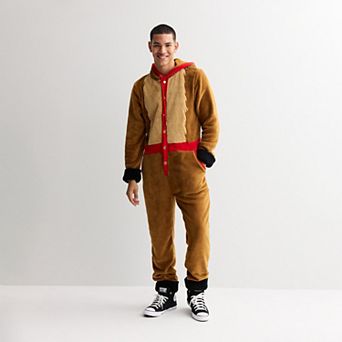 Men's Long Sleeve Reindeer Antler Hoodie Romphim