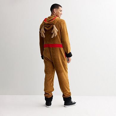 Men's Long Sleeve Reindeer Antler Hoodie Romphim