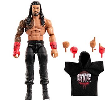 Mattel WWE Elite Roman Reigns 6-inch Action Figure with Articulation & Accessories