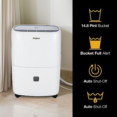 Whirlpool 50-Pint Dehumidifier with Built-In Pump