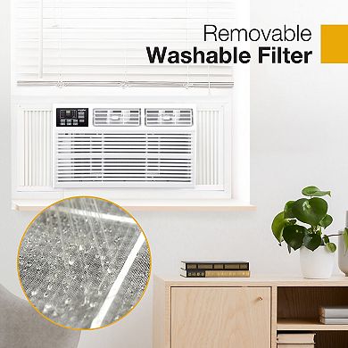 Whirlpool 8,000 BTU Window Air Conditioner with Heat