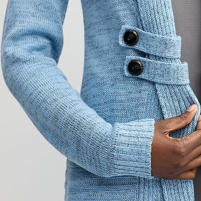 L'Appartement PIMA新品2023COTTON SILK KNIT Isaac Mizrahi Live! Essentials Pima Cotton Button Front Cardigan
