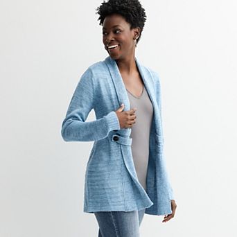 Women's Apt. 9® Long Sleeve Sweater Cardigan