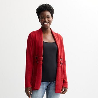 Women's Apt. 9® Long Sleeve Sweater Cardigan