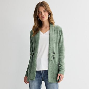 Women's Apt. 9® Long Sleeve Sweater Cardigan