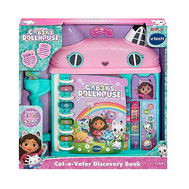 VTech Gabby's Dollhouse Cat-a-Vator Discovery Interactive Book