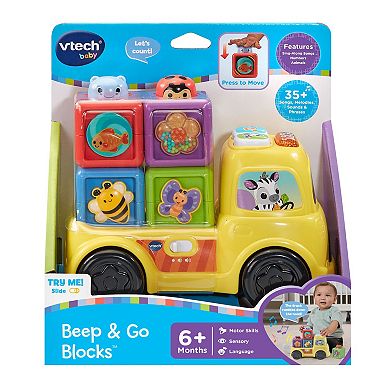 VTech Baby Interactive Beep & Go Blocks Toy
