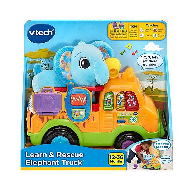 VTech Interactive Learn & Rescue Elephant Truck Toy