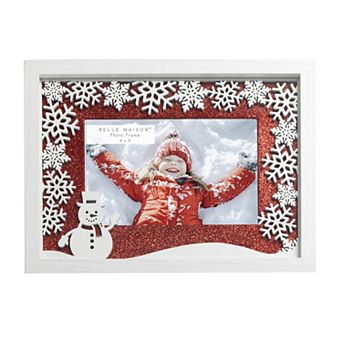 Red Snowman Table Top Photo Frame