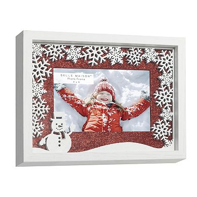 Red Snowman Table Top Photo Frame