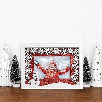 Red Snowman Table Top Photo Frame