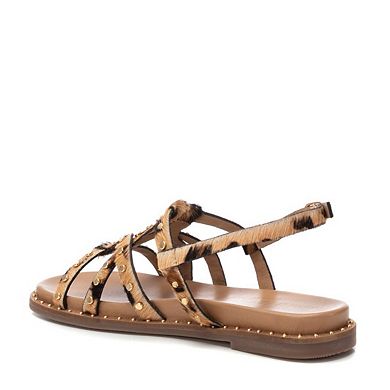 Carmela Leather Women's Fashion Sandals By XTI 162392