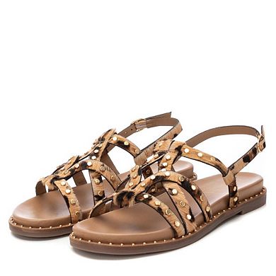 Carmela Leather Women's Fashion Sandals By XTI 162392