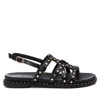 Carmela Leather Women's Fashion Sandals By XTI 162392