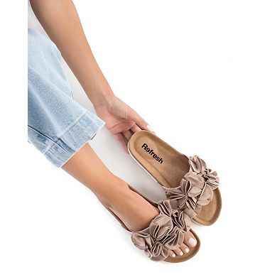 Women's Suede Flat Sandals By XTI 171719