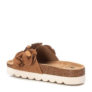 Women's Suede Flat Sandals By XTI 171719