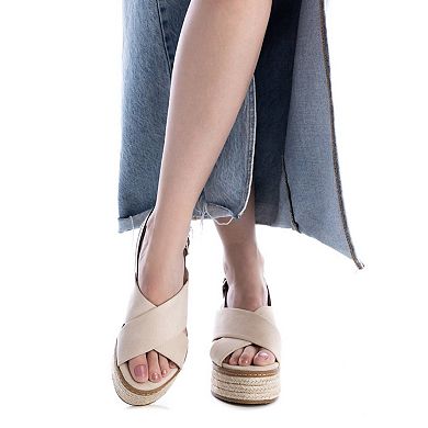 Women's Crossed Espadrille Sandals Refresh By Xti 172579