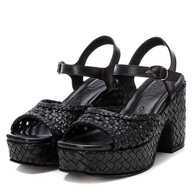 Carmela Leather Collection Women's Heeled Sandals By XTI 161637