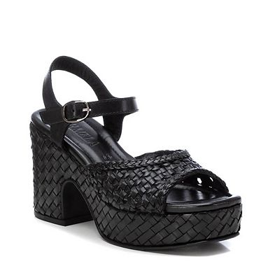 Carmela Leather Collection Women's Heeled Sandals By XTI 161637