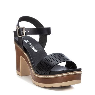 Women's Casual Heeled Platform Sandals By XTI 170777