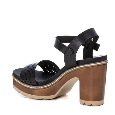 Women's Casual Heeled Platform Sandals By XTI 170777