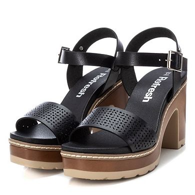 Women's Casual Heeled Platform Sandals By XTI 170777