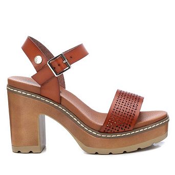Women's Casual Heeled Platform Sandals By XTI 170777