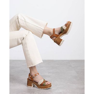 Women's Ankle Strap Heeled Sandals Refresh By Xti 172693